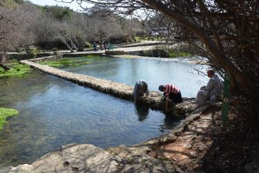 Casaré de Philippe ou Banas, Sources du Jourdain (45 minutes de l'Oasis)